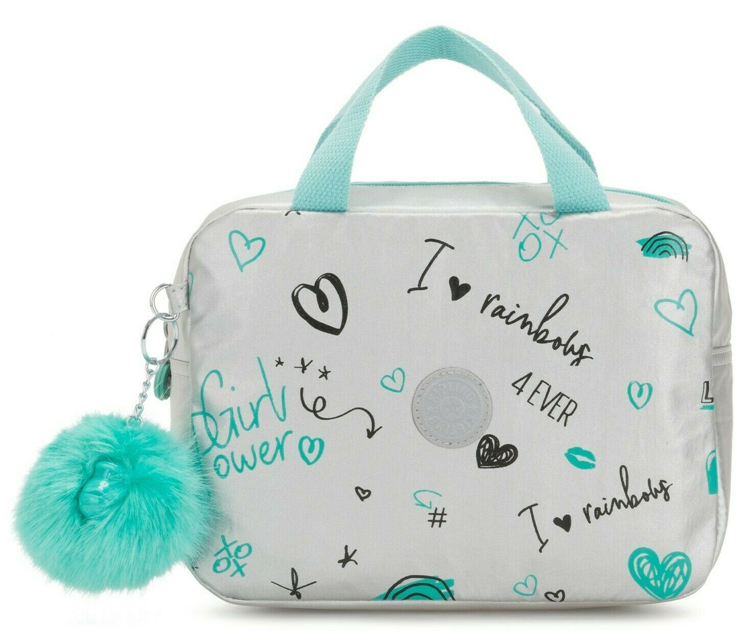 Kipling LOUNAS Insulated medium lunchbag - Metallic Doodle RRP £44