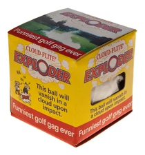 Cloud-Flite Exploder Golf Ball - Powder Smoke on Impact Golf Gag Trick Gift