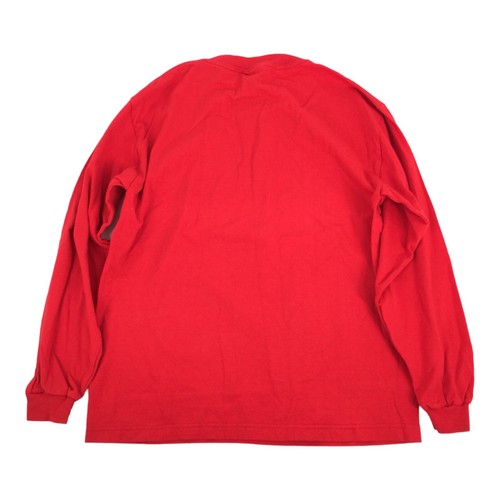 Vintage Marvel Mad Engine Superhero Logo Long Sleeve T-Shirt Large Youth Red L - Picture 2 of 7