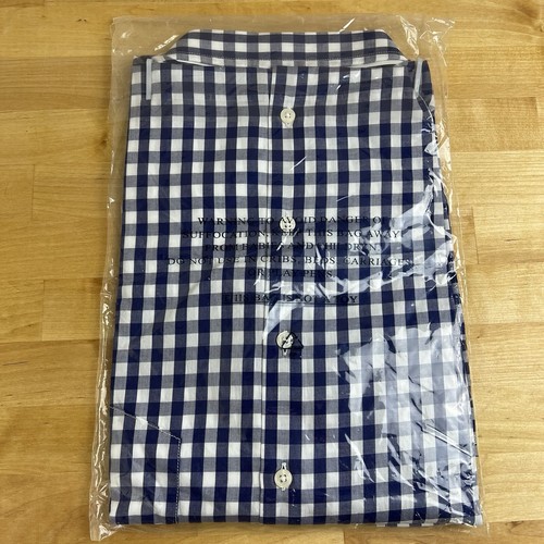 UNTUCKit Button-Down-Hemd blau kariert Gingham normale Passform adrett Damen 16 - Bild 3 von 5