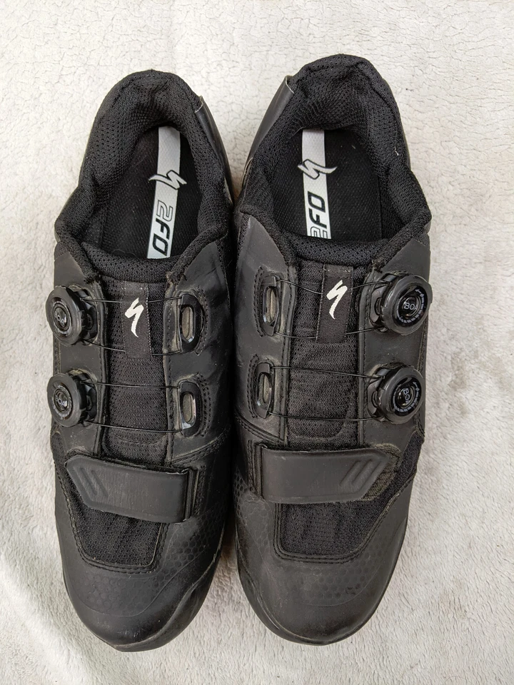 Specialized 2FO Cliplite Shoe Mens 11.5 45 Black Cycling Road Tour Bicycle - Image 3 of 4