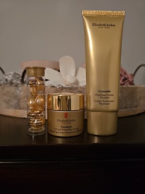 Elizabeth Arden Ceramide Anti Aging 3 Pc Travel Set Lot