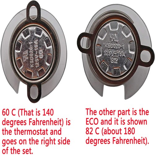 For RV/Camper/Trailer -For Atwood LP Gas Water Heater ECO & Thermostat Kit 91447 - Imagen 6 de 11