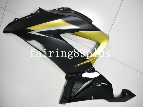 Matte Black Gold ABS Injection Bodywork Fairing Kit Fit for ZX6R 636 2013-2018 - Picture 4 of 7