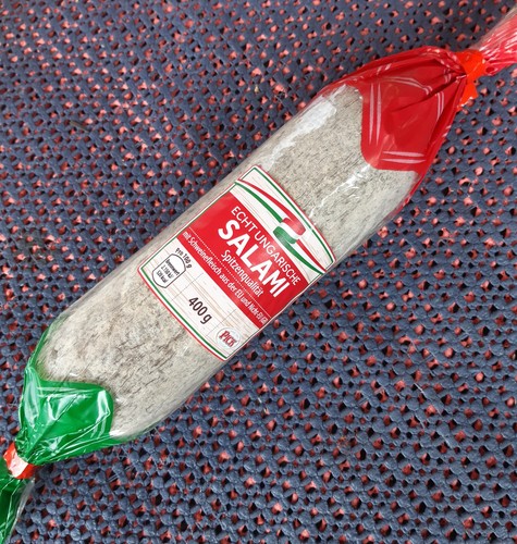 2x Echte ungarische Salami Pick Szeged 2x400g ( 15,50 €/kg ),MHD 20.10.25