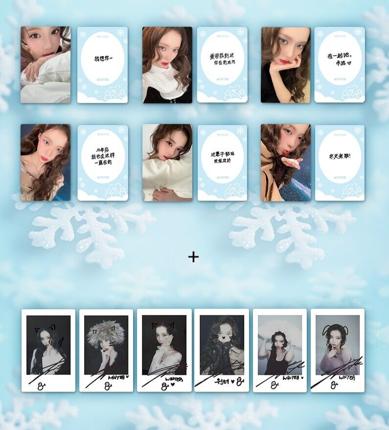 MOEVIR CHINA MAGAZINE x WINTER AESPA PHOTOCARD POLA SET OFFICIAL