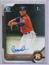 Dauri Lorenzo 2022 Bowman Chrome Autograph Rookie