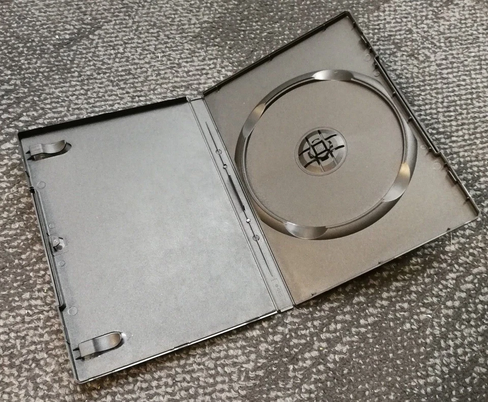 PREMIUM 30 x Single BLACK DVD Case Standard DVD Covers 14mm Spine - Holds 1 Disc - image 4 of 4