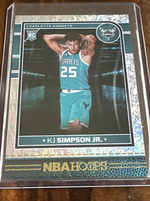 2024-25 Panini NBA Hoops #272 KJ Simpson Jr. Rookie RARE IMPULSE