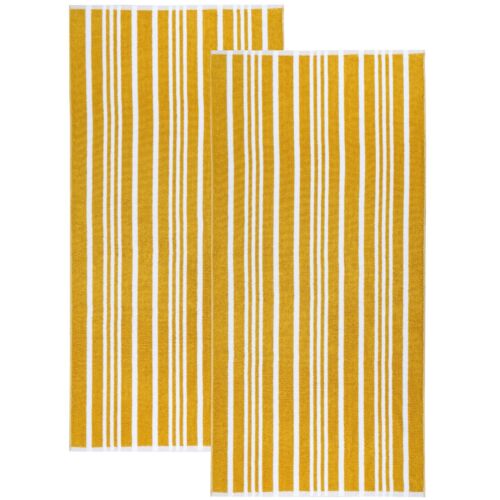 Cotton Beach Towels Set, Oversized Bath Towels for Pool Spa Camping, Sand Free - Picture 6 of 74