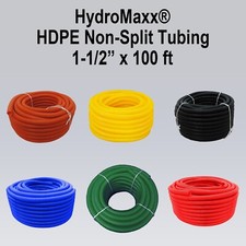 1-1/2" x 100' Non-Split HDPE Wire Loom Tubing - 6 Colors