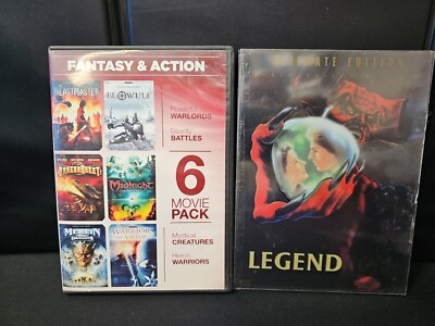 6 Movie Pack Fantasy Action Beastmaster, Beowulf + Legend Ultimate Edition DVD 