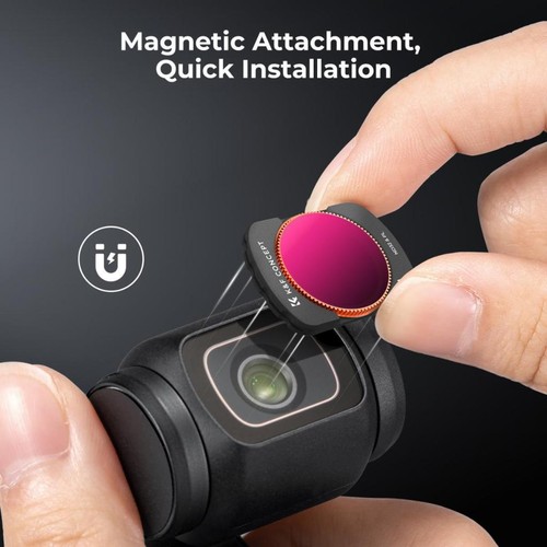 K&F Concept ND & Polarizer Filters for DJI Osmo Pocket 3,Magnetic 2 in 1 ND/PL - Picture 3 of 7