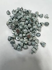 Knurled Thumb Screw Plated Steel 4-40 Thread 3/16 length 100 Pieces  7120-188S12