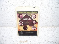 Country Favorites Compilation 8 Track Tape Cartridge WORKS  Johnny Cash Conway