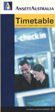 Ansett Australia timetable 2000/10/29