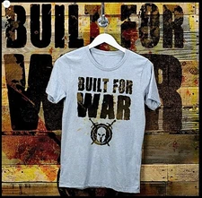 Built for war t-shirt military Combat Veteran Fitness motivation size S-2XL tee