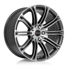 AVUS AC-MB1 20" 8.5J 5x120 ET 35 72.6 ANTHRACITE DIAMOND ALLOY WHEELS