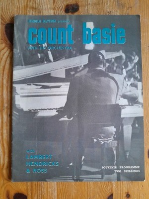 Count Basie & His Orchestra with Lambert Hendrick & Ross Souvenir Programme jazz