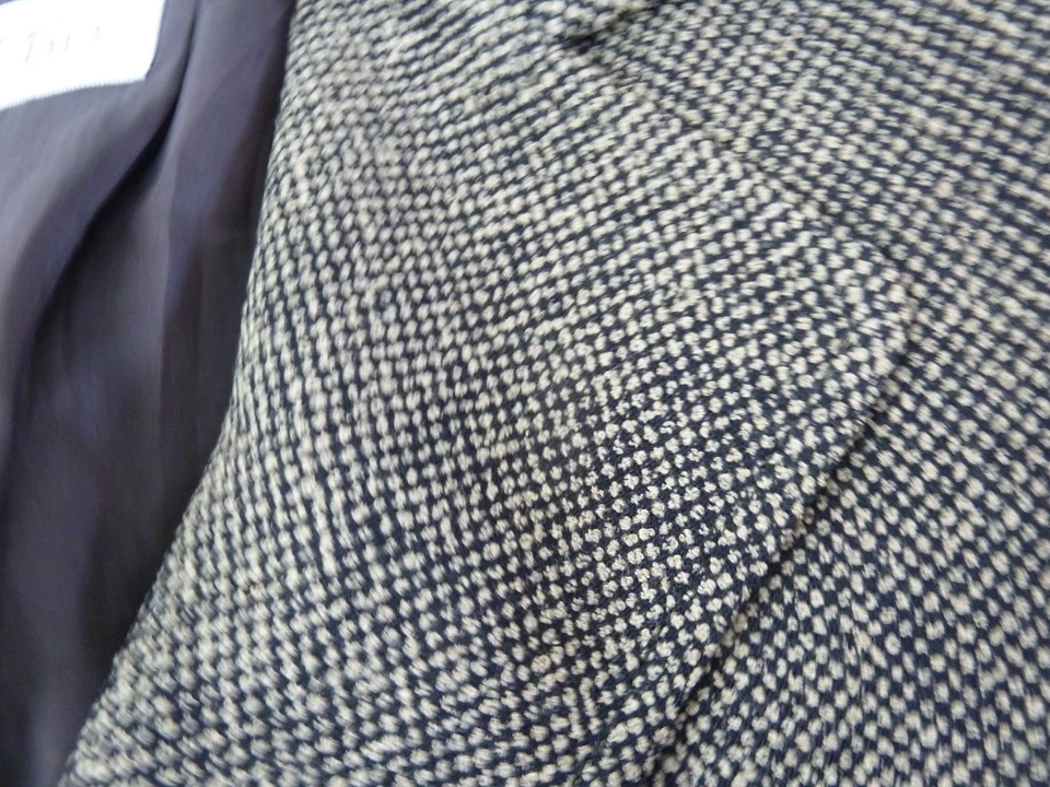 MaxMara Women’s Blazer Jacket UK 14 Wool Blend Brown Belted Italian Tailored - Image 4 of 4