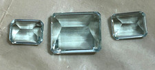 Lot of 3 Aquamarine Loose Emerald Cut - 8.8 carat total weight
