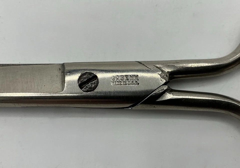 Vtg Case XX Sewing Scissors Shears 5" Long 2” Blade Made In USA Snips Sharp - Image 4 of 4