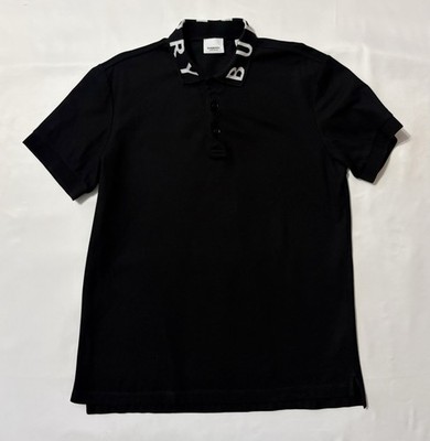 極美品　Burberry poloシャツ　XXS BURBERRY Polo Shirt Medium M Black | eBay