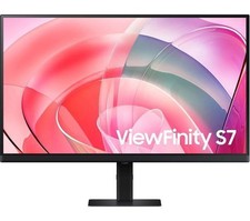 SAMSUNG ViewFinity S7 4K Ultra HD 27" IPS LCD Monitor - Black - REFURB-A