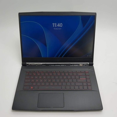 MSI Thin GF63 11SC i5-11400H 8GB RAM 256GB GeForce GTX 1650 Max-Q READ