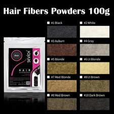 Keratin Hair Fiber 100g Thickening Powder Hair Building Spray Loss Concealer