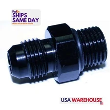 Nitrous Express 11722, One Black Aluminum 6An Orb Bottle Nipple Fitting Performa