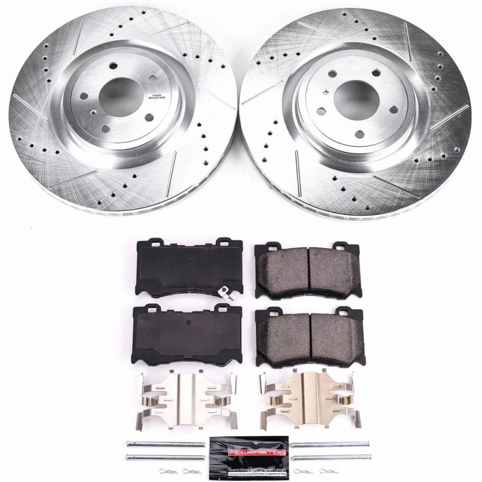 Power Stop Brake Kit For Infiniti FX50 2009-2013 Front Z23 Evolution Sport - Image 2 of 4