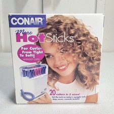Vintage Conair More Hot Sticks Hairsetter HS19R 20 Rollers 1998 NOS New