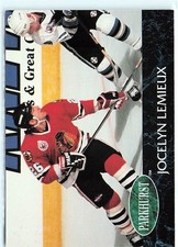 1992-93 Parkhurst #275 Jocelyn Lemieux Chicago Blackhawks