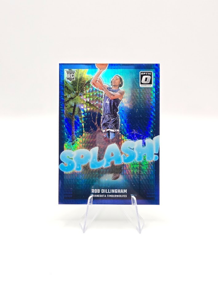 Rob Dillingham 2024-25 Donruss Optic RC Splash Blue Hyper SP /175 #8