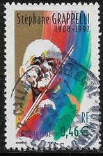 FRANCE oblitéré 2002 Jazz Stéphane Grappelli Y&T N° 3504