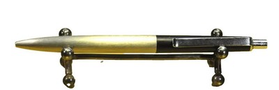 ''Lamy'' 225 Brushed Steel&Black Makrolon W. Germany made c.1979's Kugelschreiber