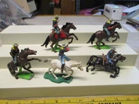 VTG 1971 Mounted Britains Deetail Union Civil War Cavalry Army Men N20