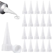 Zhehao 20 Pack E6000 Snip Tip Applicator Tips Cap for E6000 Craft Glue 3.7 Ounce