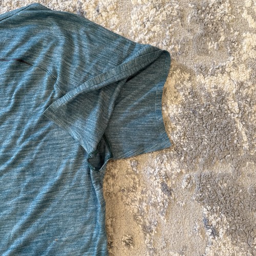 Lululemon &Go Take-Off Tee Damen 4 grün Top Flatterärmel meliert Gymcore - Bild 8 von 11