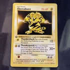 Electabuzz 1st Edition Base Set Shadowless 20/102 MP Condition Pokemon Card
