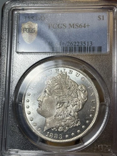 1883-O PCGS MS64+ Morgan Dollar, Frosty Plus, Looks Full PL, Blast White Mirrors
