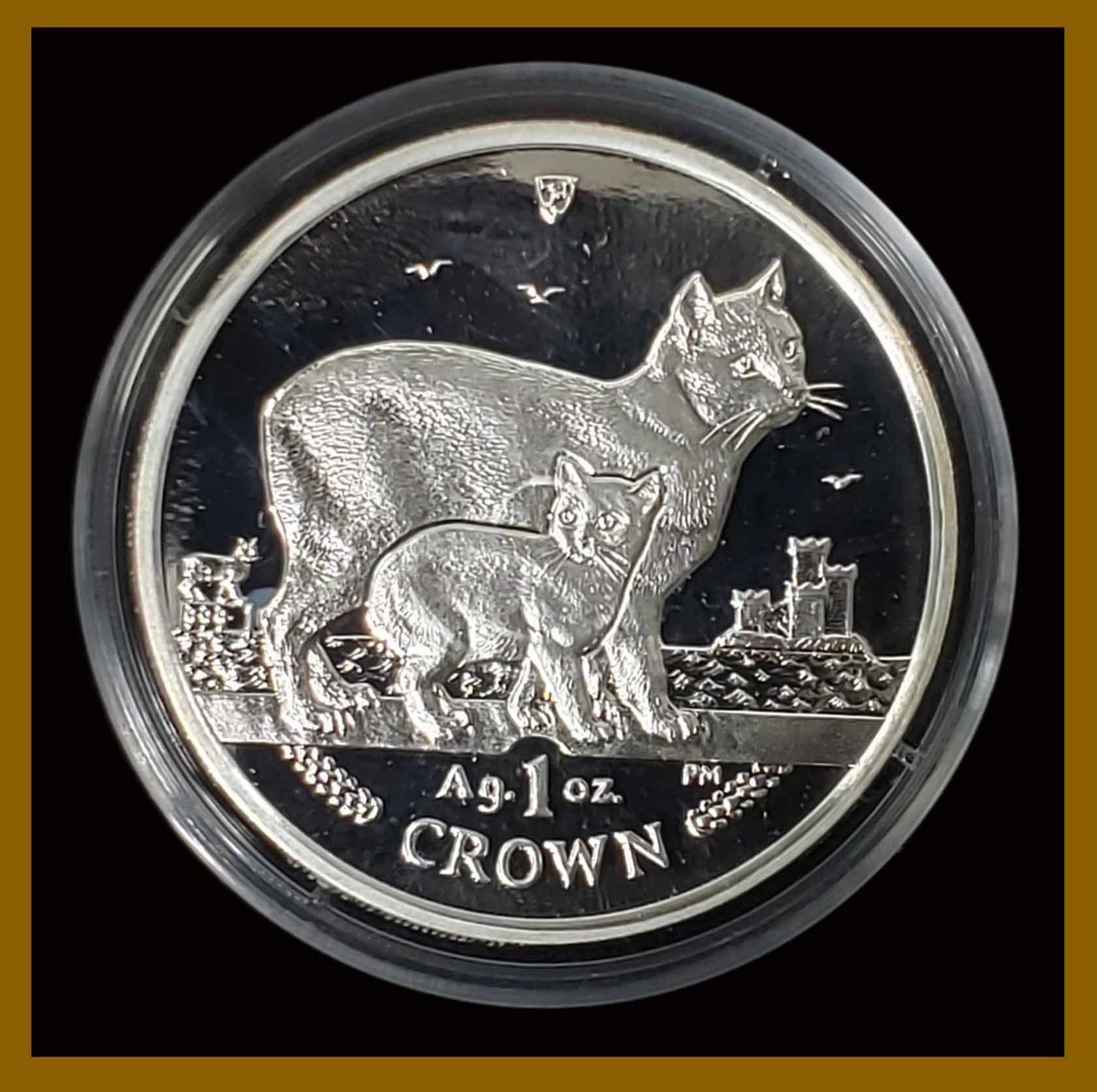 マン島キャット Man Manx Cat Crown PCGS MS66 マン島キャット Man Manx Cat Crown PCGS MS66 Isle of Man Cat Coins