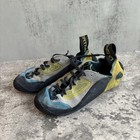 La Sportiva Finale Women’s Size EU 37 US 6 Climbing Shoes Blue Yellow Lace Up