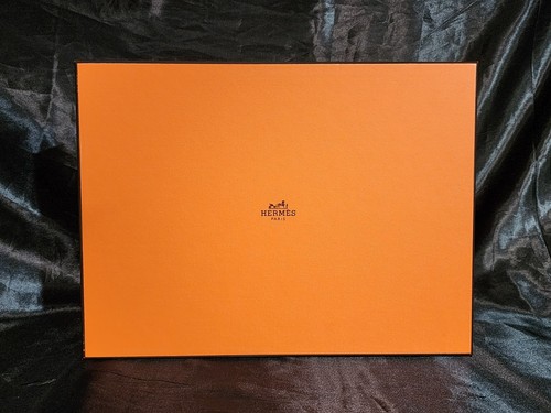 Authentic Hermes Empty Box #515 w/Tissue Paper, Booklet & Ribbon
