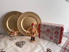 Produktbild - 7-teiliges Weihnachtsset mit Erzgebirgs-Räuchermann & Glas-Schmuck