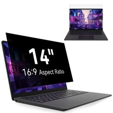 Protescreen Laptop Sichtschutz 14 Zoll 16:9 Aspekt, Anti Blaulicht Blendfolie