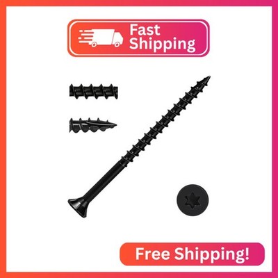 Goobetter Deck Screws 3 Inch, 300PCS Exterior Wood Screws, #10 x 3 Fence Constru