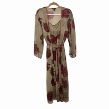 Vtg Soma 2 Pc Duster Robe And Chemise