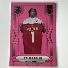 2025 Donruss Elite  Walter Nolan (RC) *PINK INK* Parallel Card #163